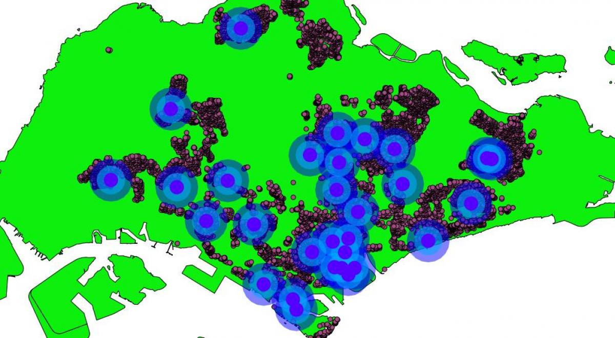 karta över hdb karta
