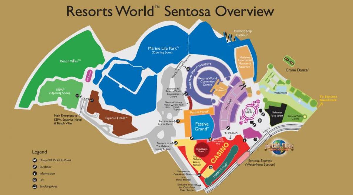 Resorts World Sentosa karta