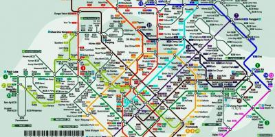 Singapore tågstationen karta