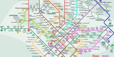 Smrt Singapore karta